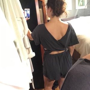 Free People gray romper